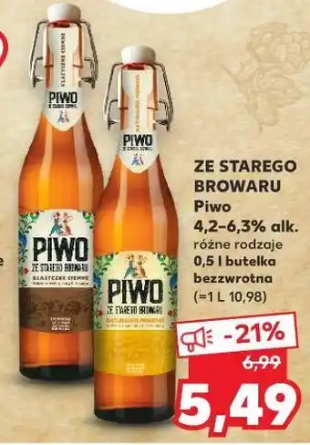 Kaufland Piwo ze starego browaru klasyczne ciemne oferta