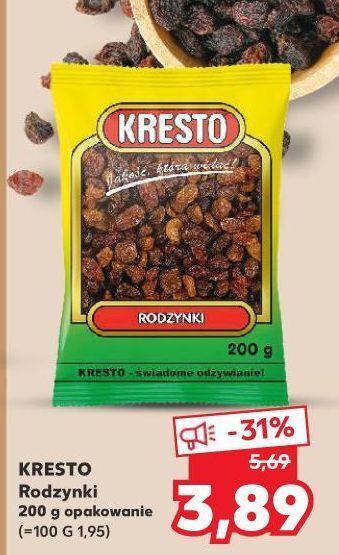 Kaufland Rodzynki kresto oferta