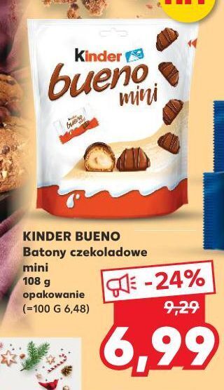 Kaufland Baton kinder bueno mini oferta
