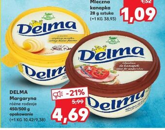 Kaufland Margaryna delma do kanapek oferta