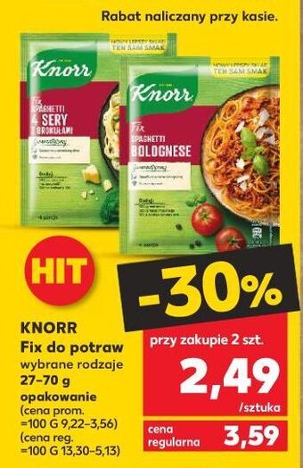 Kaufland Spaghetti bolognese knorr fix oferta