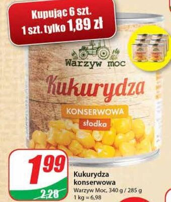 Dino Kukurydza konserwowa warzyw moc oferta