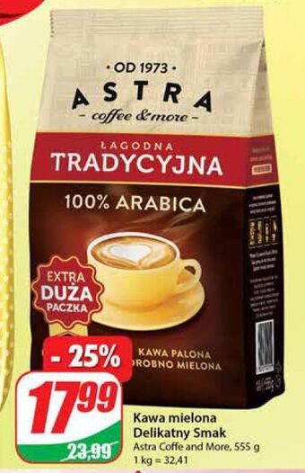 Dino Kawa astra łagodna 100% arabica oferta