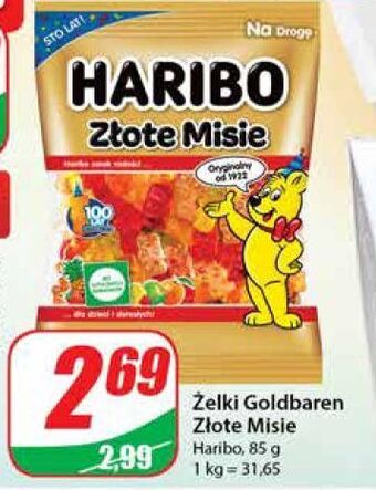Dino Żelki haribo złote misie oferta