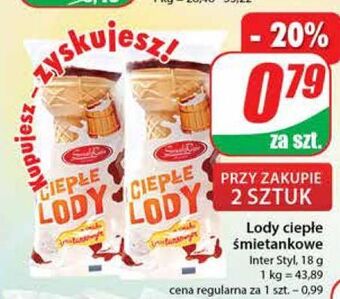 Dino Lody ciepłe śmietankowe smak raju oferta