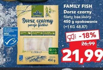 Kaufland Dorsz czarny filety family fish oferta