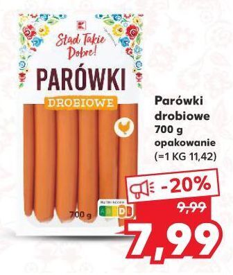Kaufland Parówki drobiowe k-classic stąd takie dobre! oferta