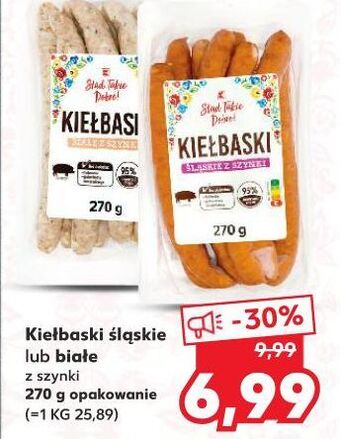 Kaufland Kiełbaski białe z szynki k-classic stąd takie dobre! oferta