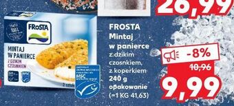 Kaufland Mintaj w panierce z dzikim czosnkiem frosta oferta