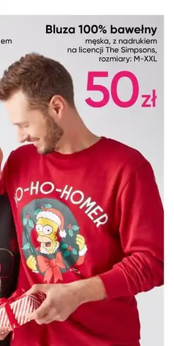 Pepco Bluza męska simpsons m-xxl oferta