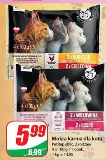 Dino Karma dla kota wołowina + łosoś pet republic oferta