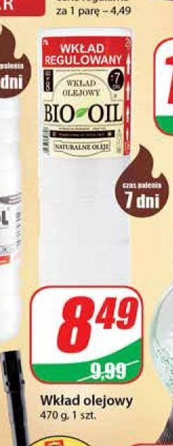Dino Wkład olejowy 7 dni bio oil oferta