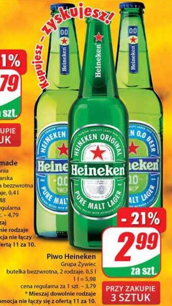Dino Piwo heineken 0.0% oferta