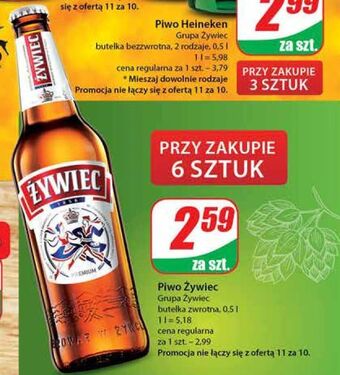 Dino Piwo żywiec jasne pełne oferta
