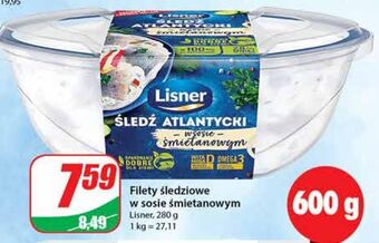 Dino Śledź atlantycki w sosie śmietanowym lisner oferta