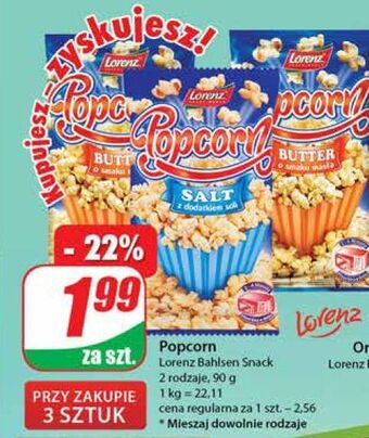 Dino Popcorn butter lorenz oferta