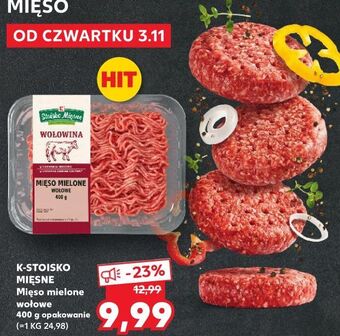 Kaufland Mięso mielone wołowe stoisko mięsne oferta