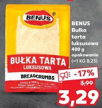 Kaufland Bułka tarta benus oferta