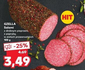 Kaufland Salami z papryką gzella oferta