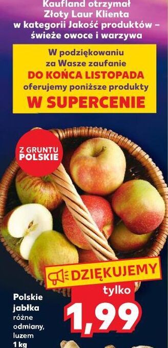 Kaufland Jabłka oferta