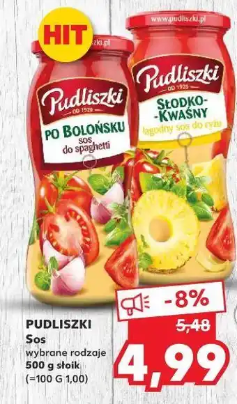 Kaufland Sos słodko-kwaśny łagodny do ryżu pudliszki oferta