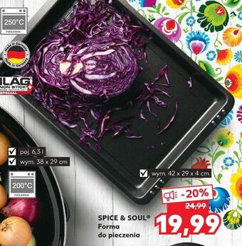 Kaufland Forma do pieczenia granito 42 x 29 4 cm spice&soul oferta
