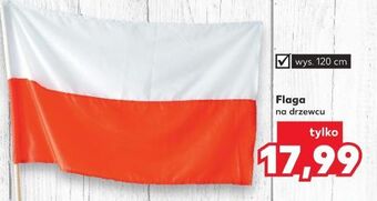 Kaufland Flaga polski 120 cm oferta