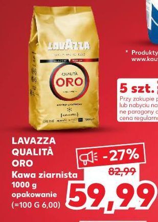 Kaufland Kawa lavazza qualita oro oferta