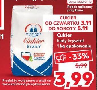 Kaufland Cukier biały diamant oferta