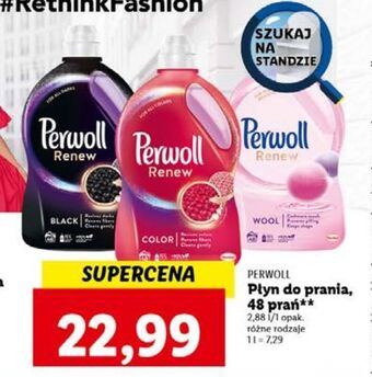 Lidl Płyn do prania perwoll renew black oferta