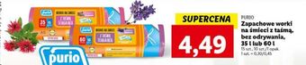 Lidl Worki na śmieci 35 l purio oferta