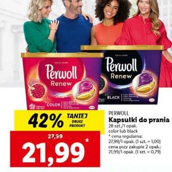 Lidl Kapsułki do prania perwoll renew color oferta