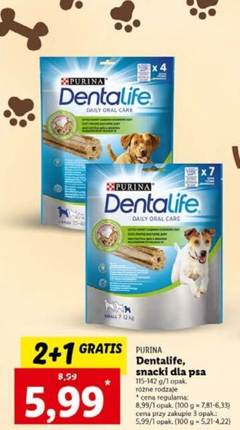 Lidl Przysmak dla psa large purina dentalife oferta