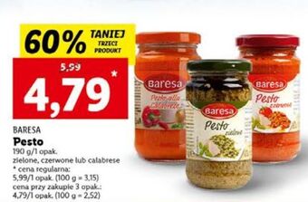 Lidl Pesto czerwone baresa oferta