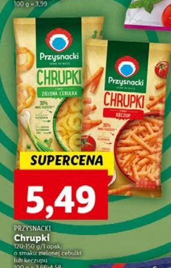 Lidl Chrupki ketchupowe przysnacki oferta
