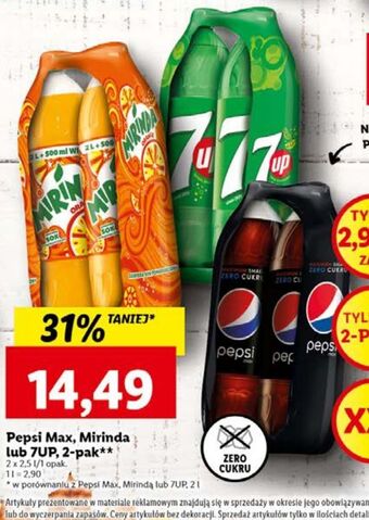 Lidl Napój orange mirinda oferta