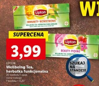 Lidl Herbatka funkcjonalna lipton immunity oferta