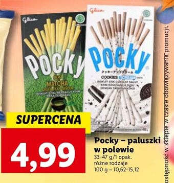 Lidl Paluszki matcha pocky oferta
