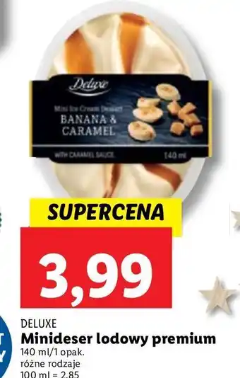 Lidl Deser lodowy banana & caramel deluxe oferta