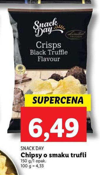 Lidl Chipsy o smaku trufli snack day oferta