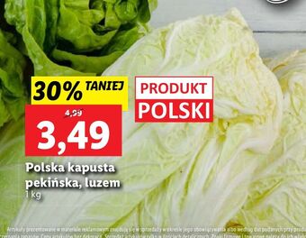 Lidl Kapusta pekińska oferta