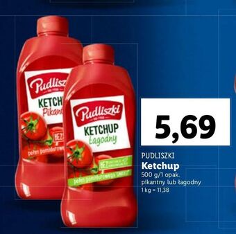Lidl Ketchup pikantny pudliszki oferta