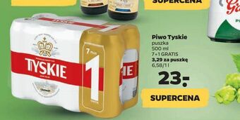 Netto Piwo tyskie puszka 500 ml 7+1 Gratis oferta