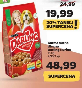 Netto Darling Purina Karma sucha dla psa 10 kg oferta