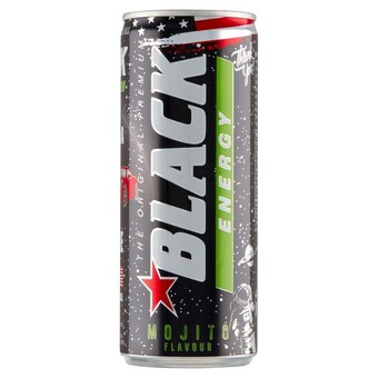 Społem Black energy mojito gazowany napój energetyzujący 250 ml oferta
