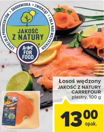 Carrefour Łosoś wędzony carrefour oferta