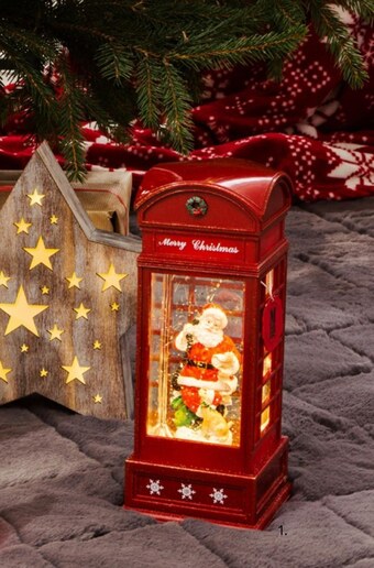 Lampka black red white