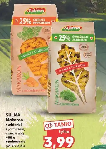 Kaufland Makaron świderki z marchewką sulma oferta