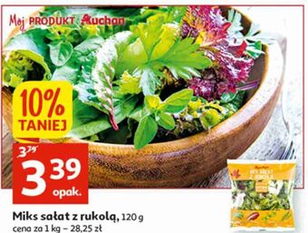 Auchan Mix sałat z rukolą auchan oferta