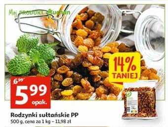 Auchan Rodzynki sułtańskie auchan na co dzień (logo zielone) oferta